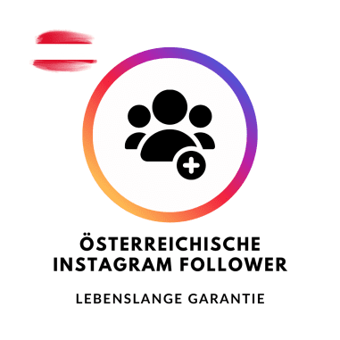 Schaltfläche zum Kauf von österreichischen Instagram Follower