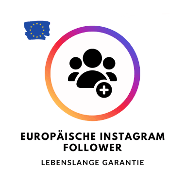 Schaltfläche zum Kauf von Europäische Instagram Follower