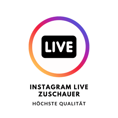 Schaltfläche zum Kauf von Instagram Live Zuschauer