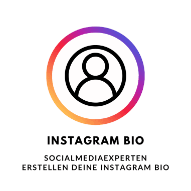 Schaltfläche zum erstellen einer Instagram Bio