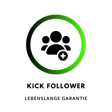 Schaltfläche zum Kauf von Kick Follower