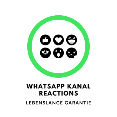 Schaltfläche zum Kauf von WhatsApp Kanal Reactions